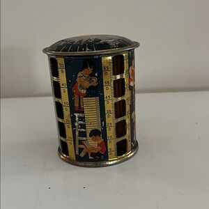 1938 kriegsfeld rotating tin litho Blue and Gold Savings Bank